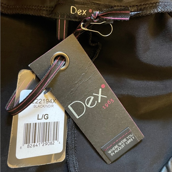 NEW Dex 1963 Black Grunge Punk Goth Biker Faux Leather Snap Ankle Luxe Leggings - Picture 7 of 7